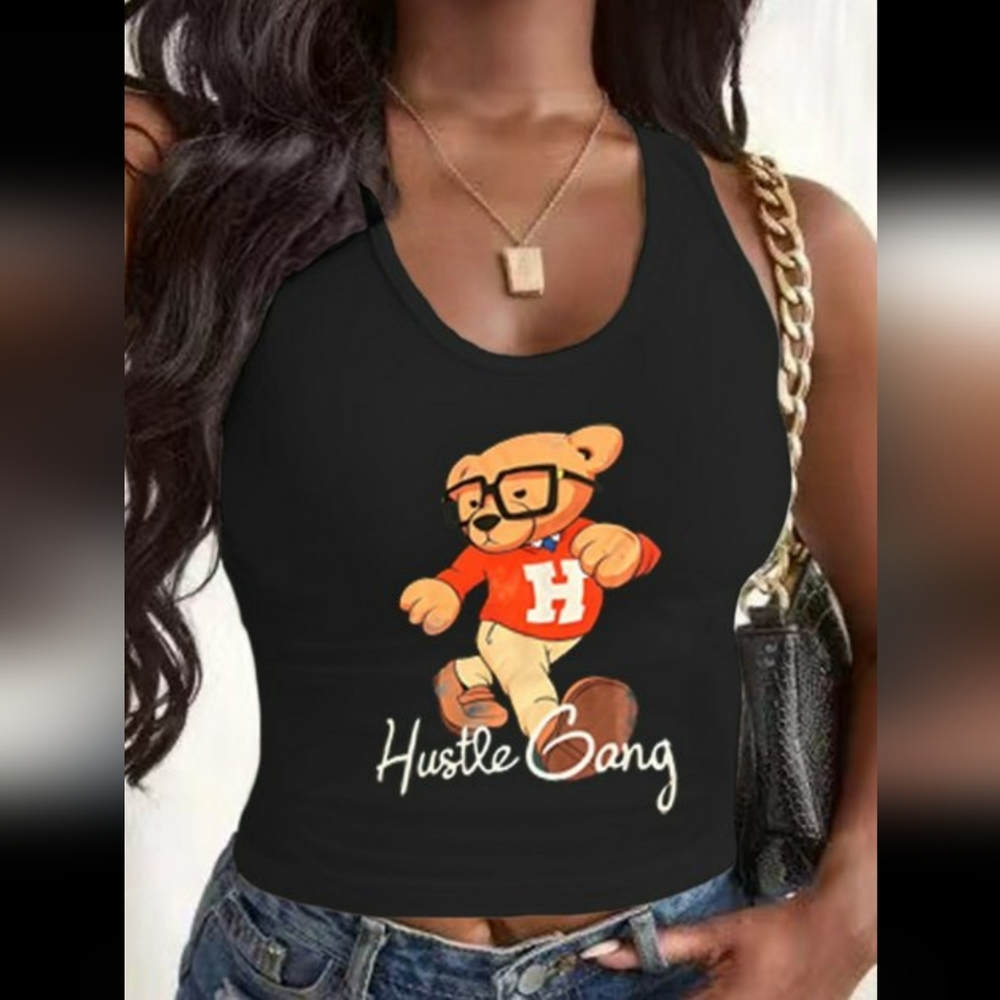 SUPER CUTE "HUSTLE GANG" TANK